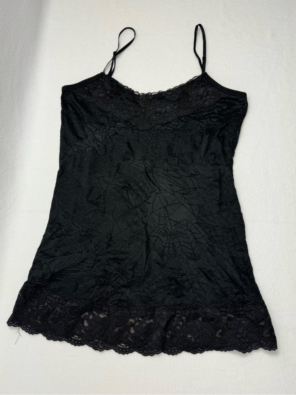 Maurices Black Lace Trim Camisole